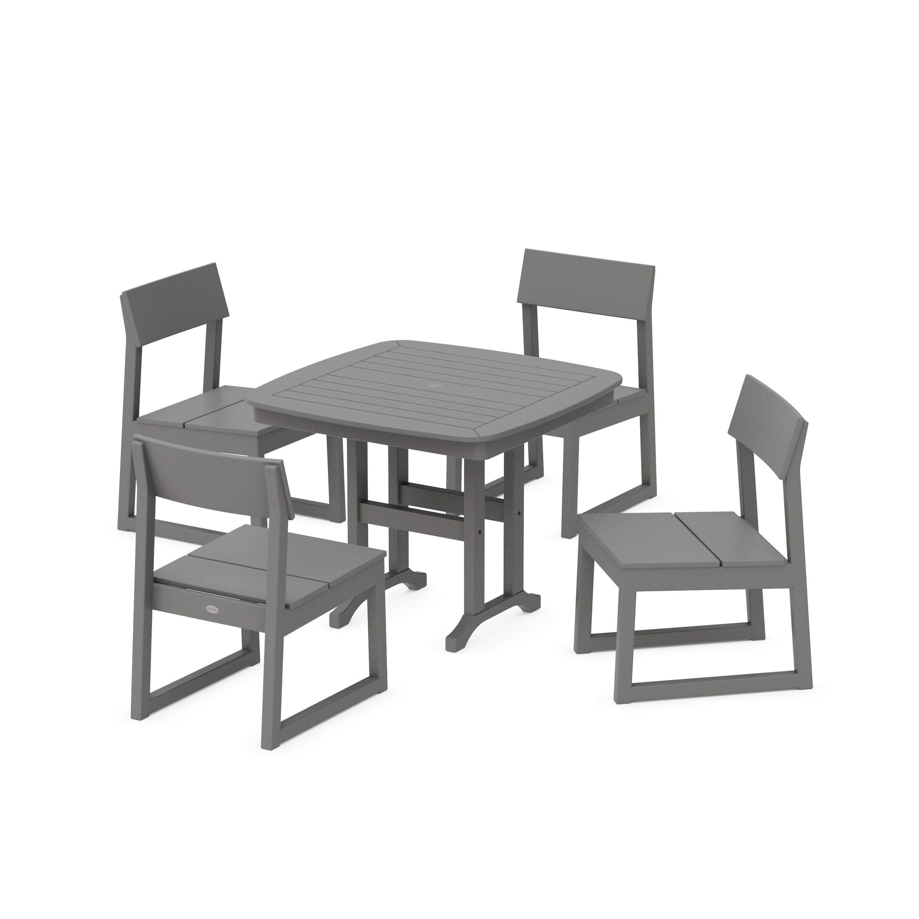 POLYWOOD EDGE Side Chair Dining Set - Thumbnail 5