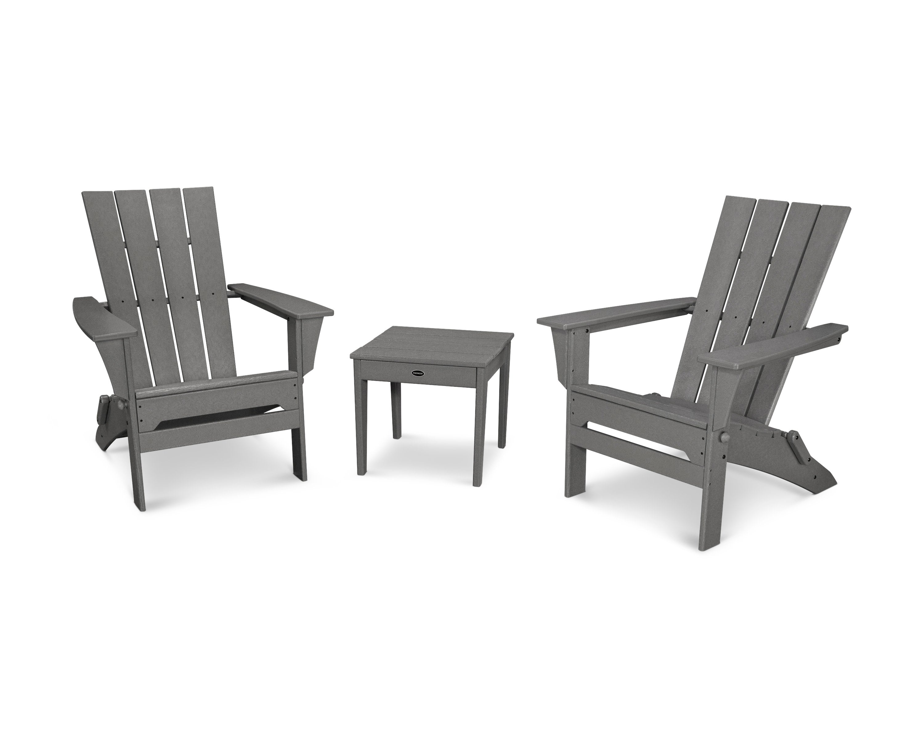 Quattro Folding Chair 3-Piece Adirondack Set