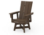 Modern Curveback Adirondack Swivel Dining Chair