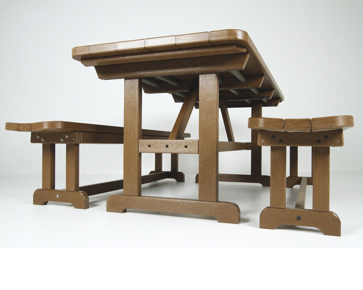 Park 33" x 70" Harvester Picnic Table