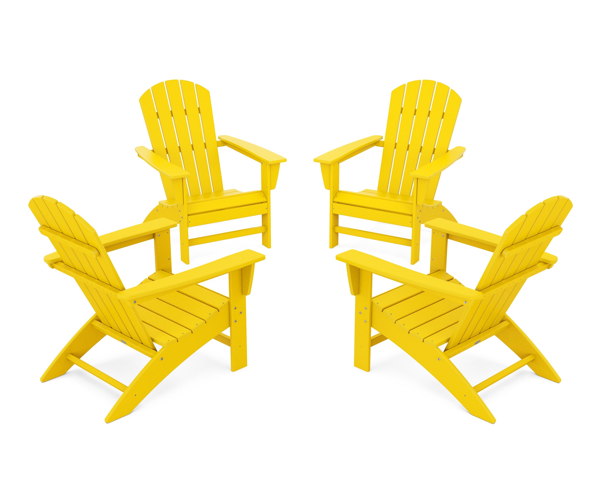 Nautical 4-Piece Adirondack Conversation Set