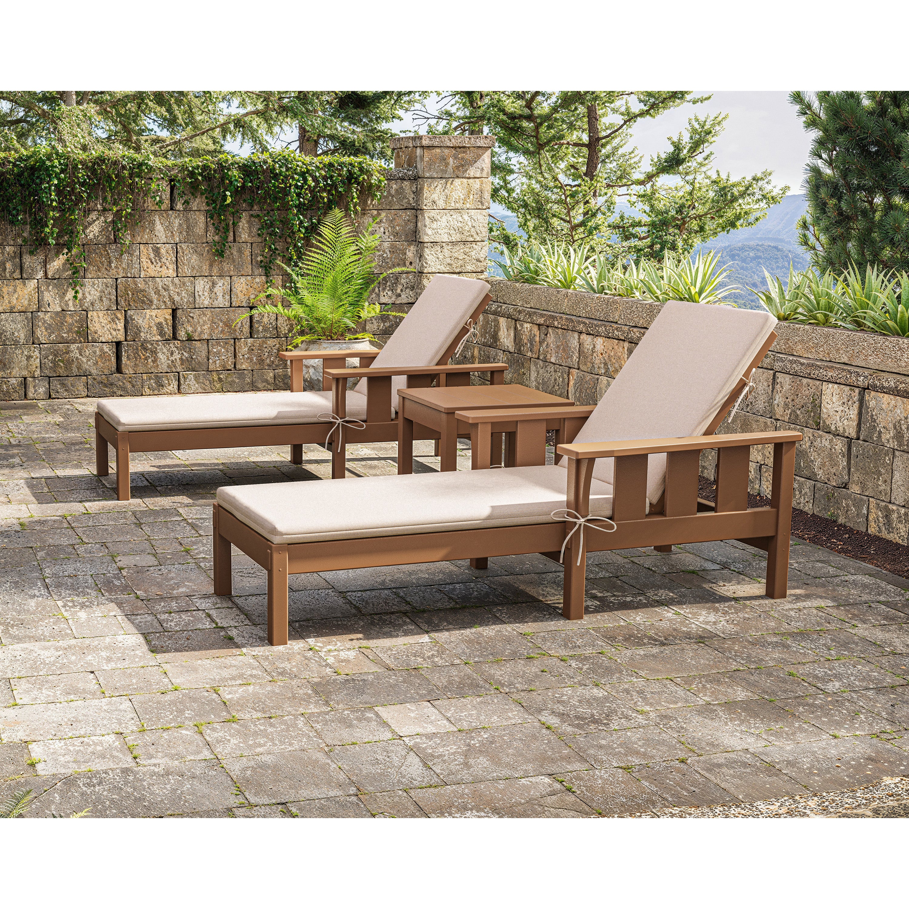 POLYWOOD Acadia Chaise Set