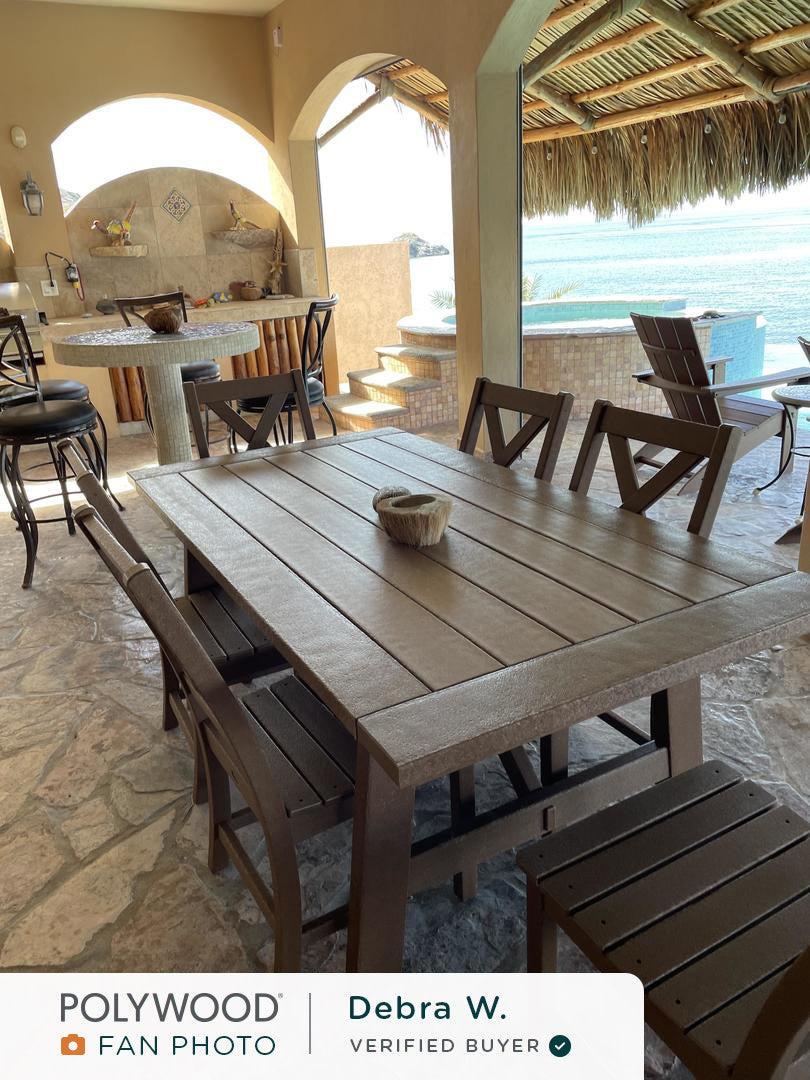 Braxton 7-Piece Rustic Farmhouse Dining Set