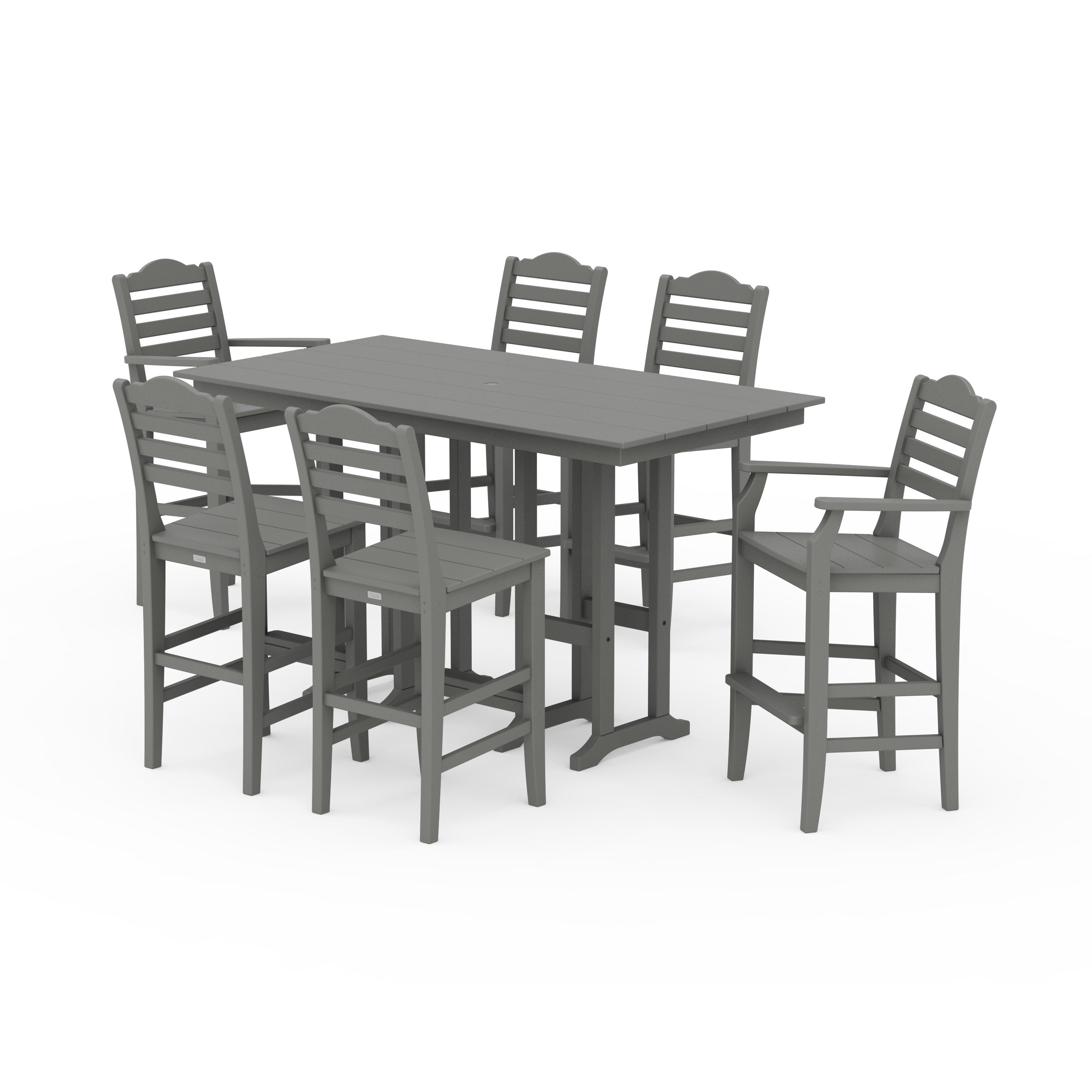 Savannah 7-Piece Farmhouse Bar Set