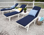 Nautical Chaise with Wheels