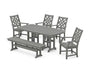 Wovendale 6-Piece Farmhouse Dining Set with Bench