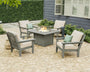 Cottage 5-Piece Deep Seating Set with Fire Pit Table
