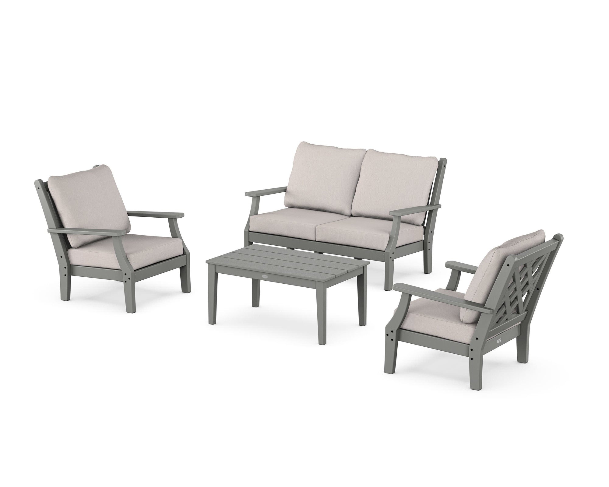 Wovendale 4-Piece Deep Seating Set with Loveseat