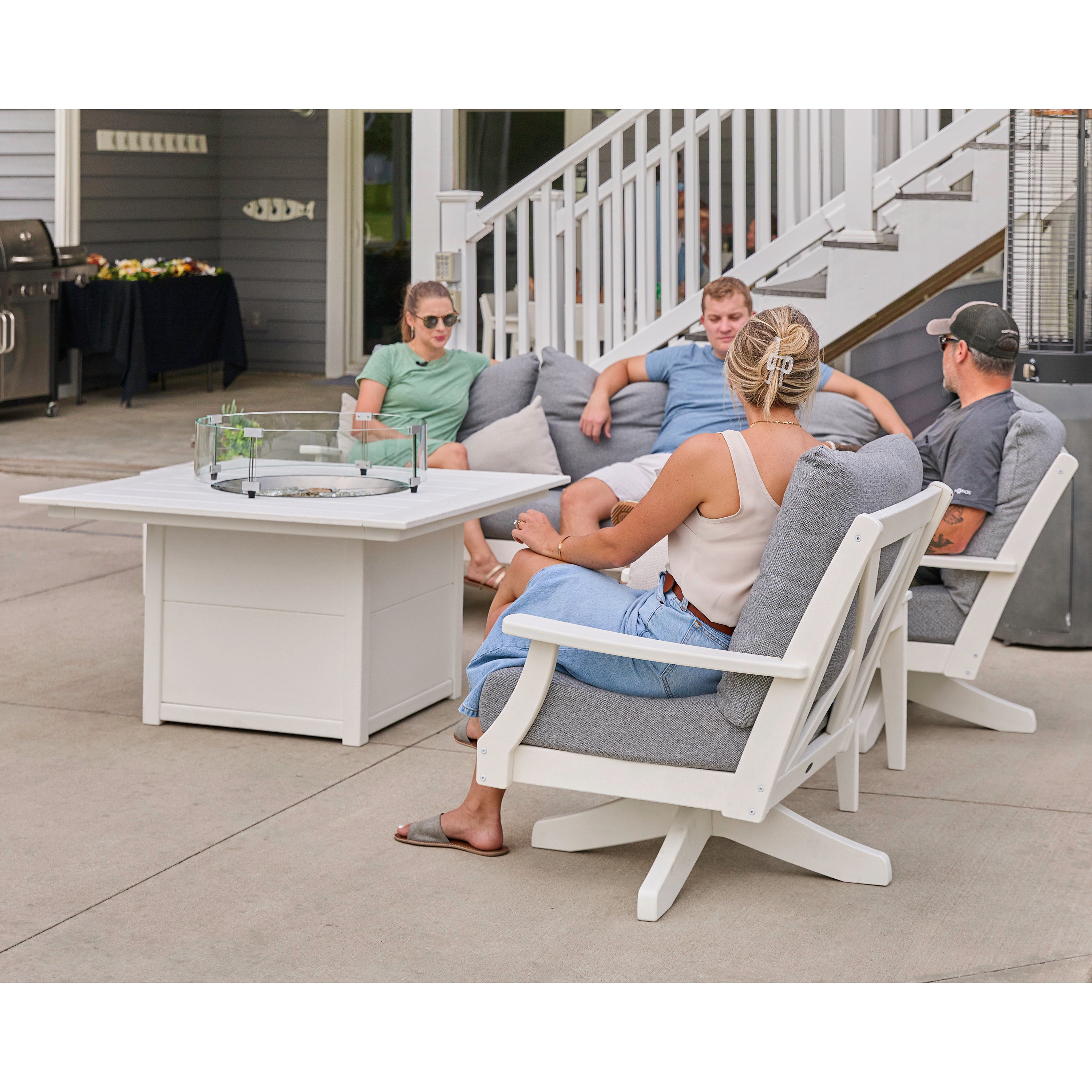 Braxton Deep Seating Swivel Chair