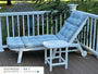 Nautical Chaise with Wheels