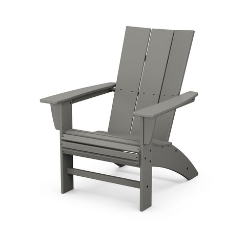 Modern Curveback Adirondack Chair in Sand