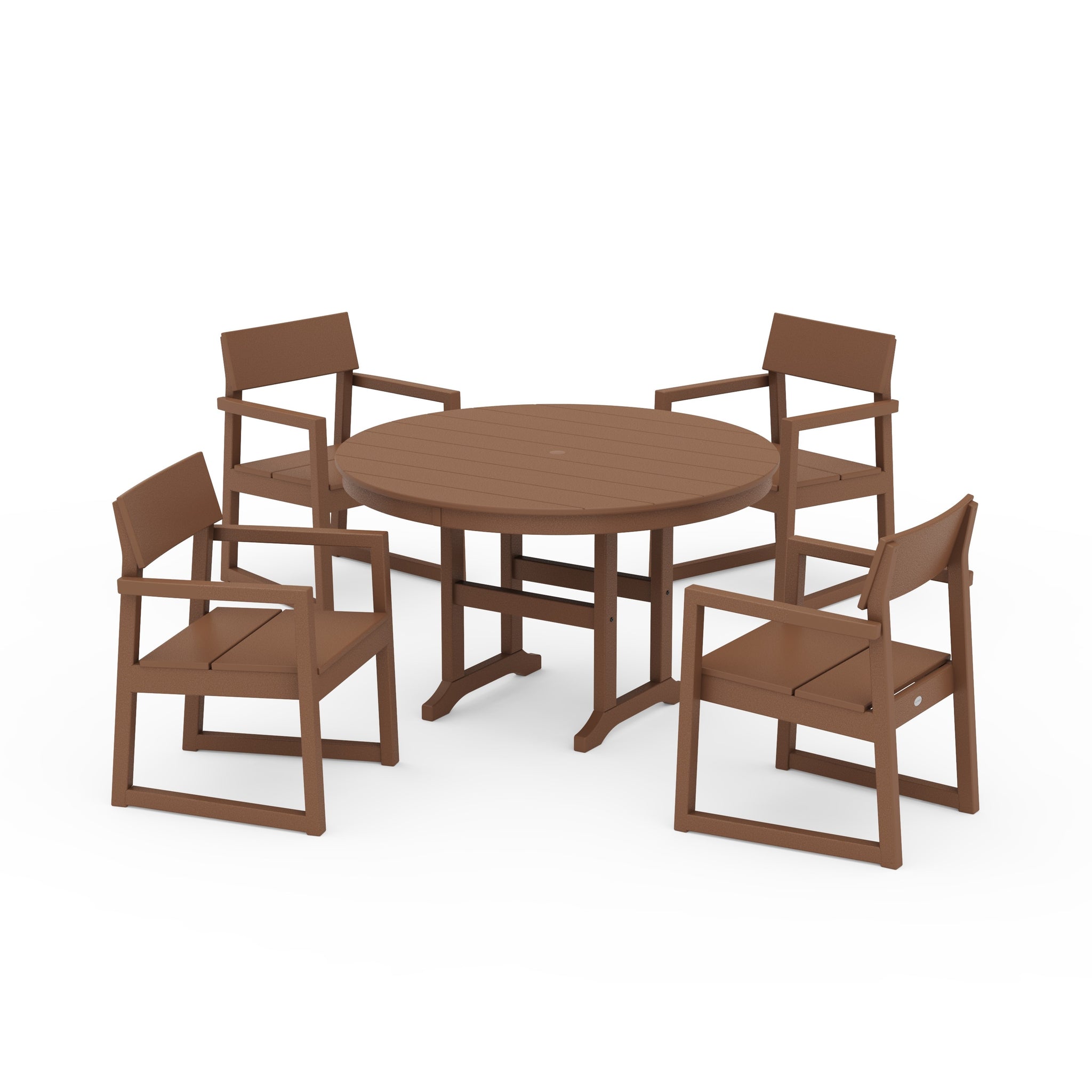 EDGE 5-Piece Round Farmhouse Dining Set