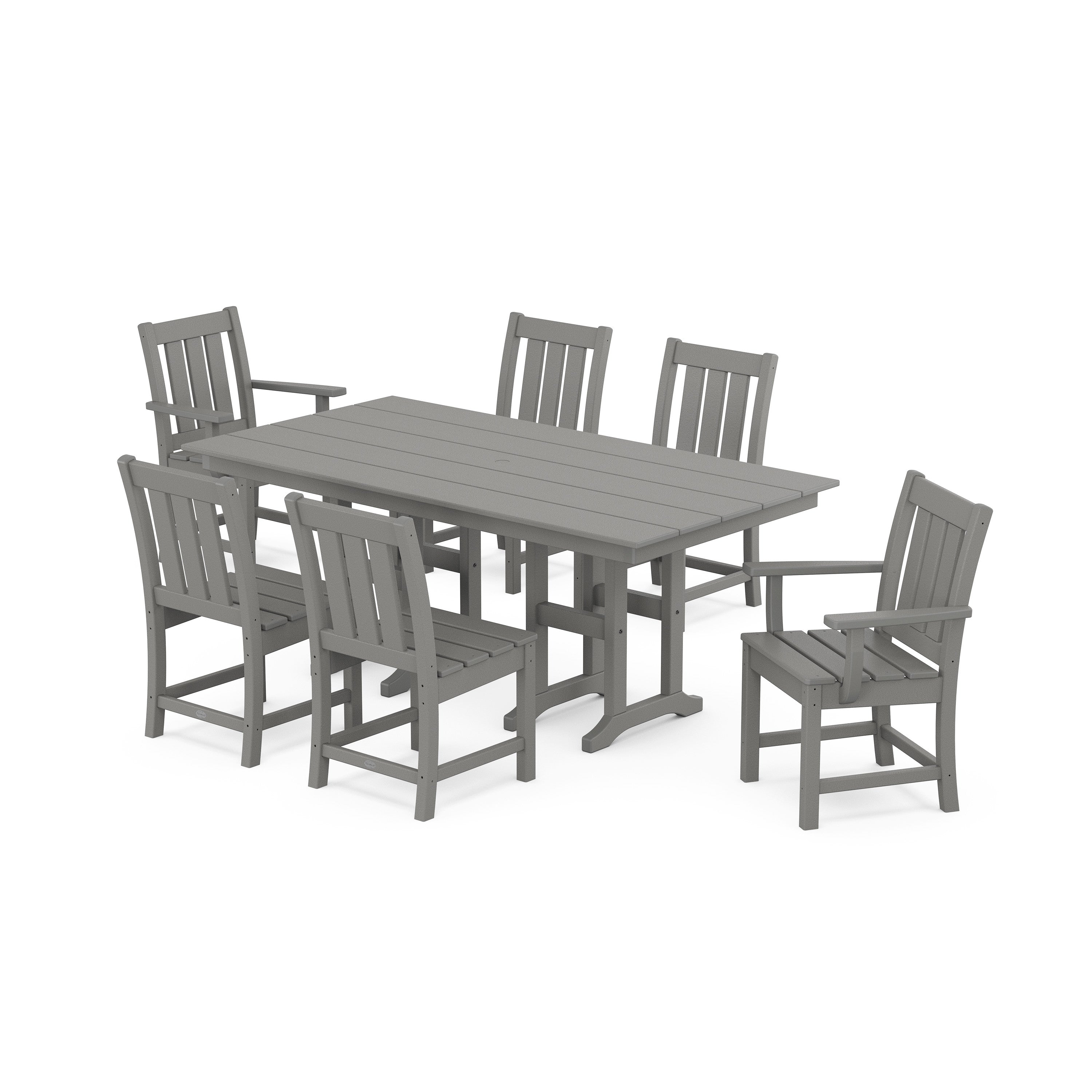 Oxford 7-Piece Farmhouse Dining Set