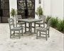 Lakeside Side Chair 5-Piece Farmhouse Dining Set