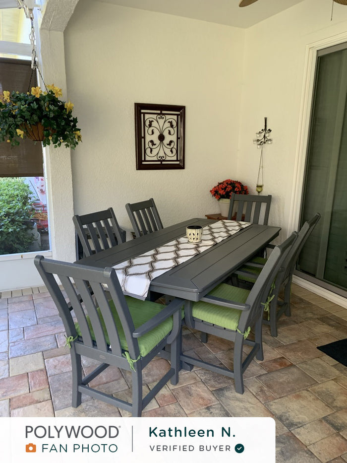 Nautical Trestle 38" x 73" Dining Table