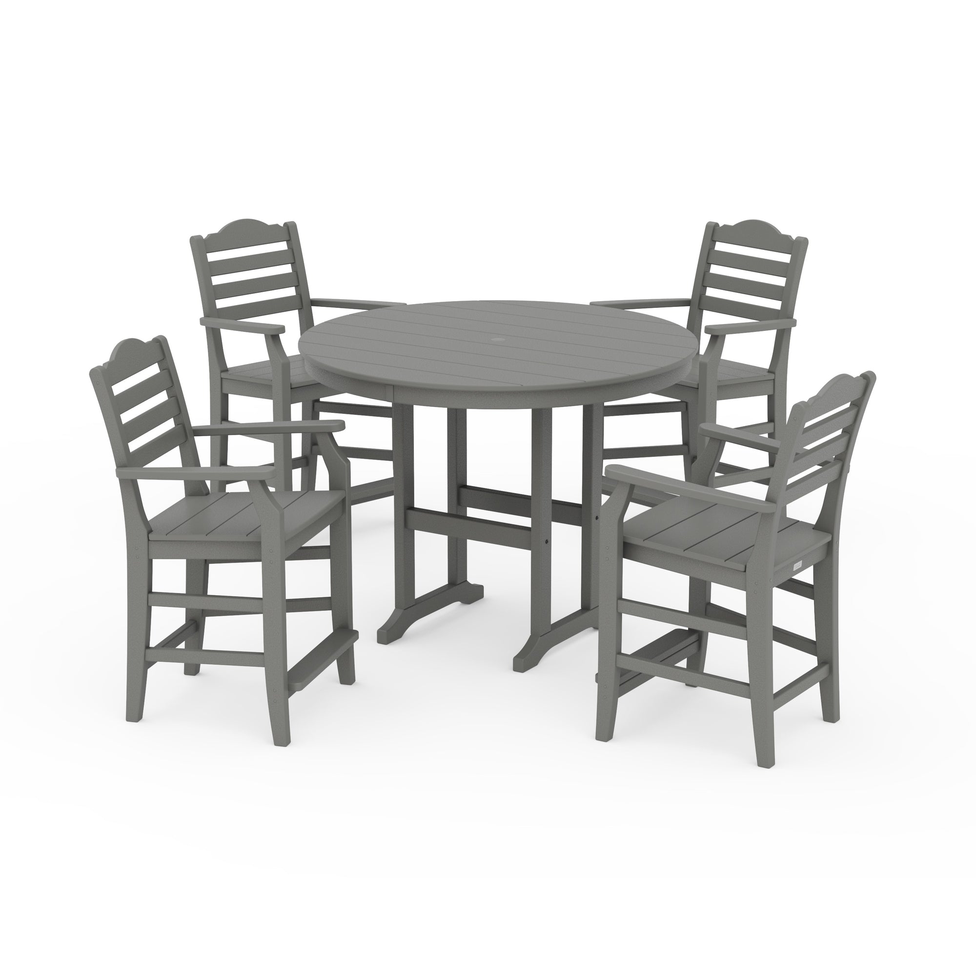 Savannah 5-Piece Round Farmhouse Counter Set