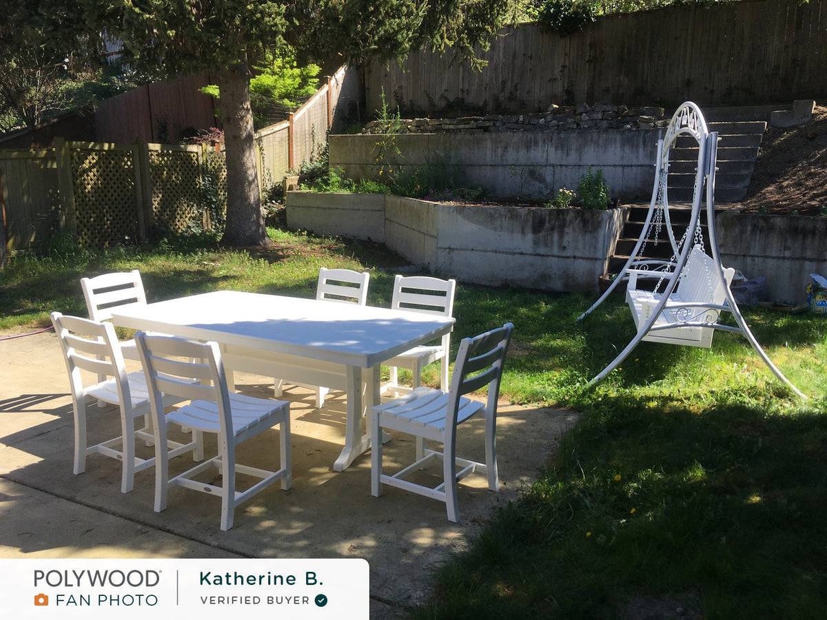 Nautical Trestle 38" x 73" Dining Table