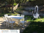 Nautical Trestle 38" x 73" Dining Table