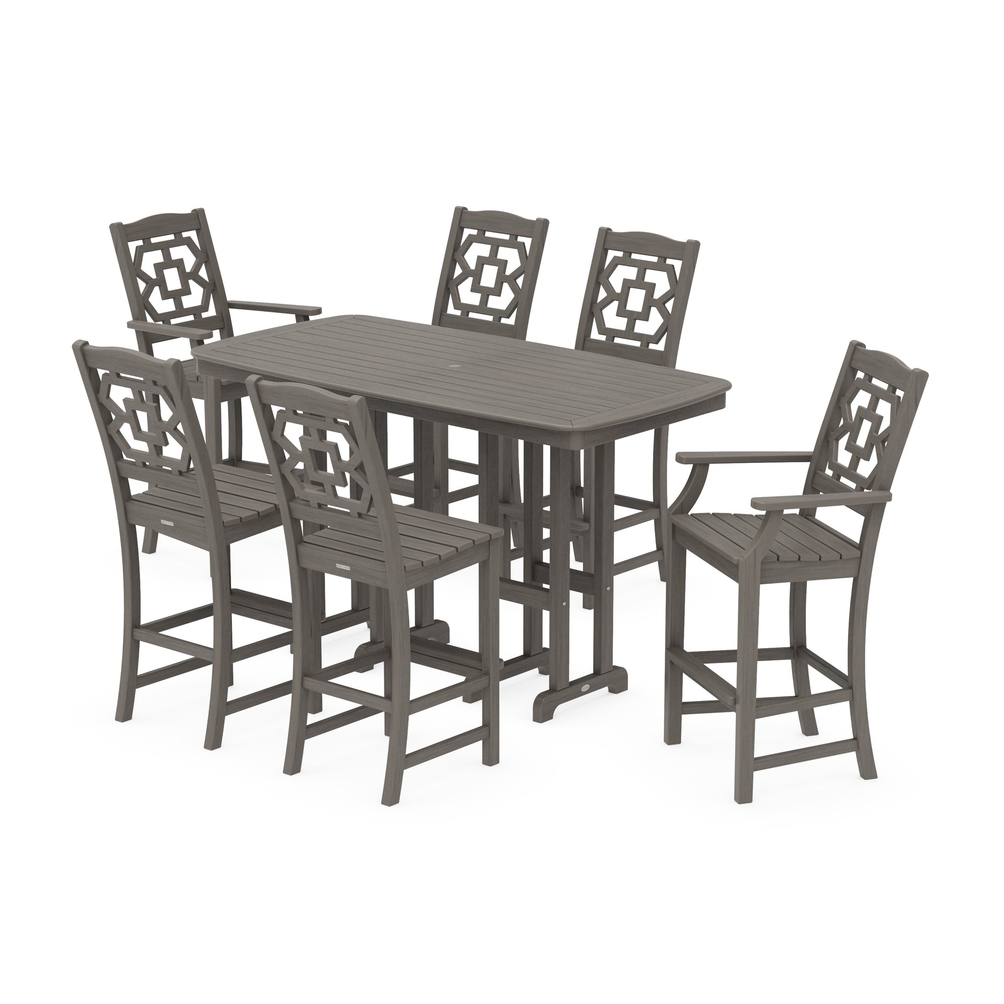 Chinoiserie 7-Piece Bar Set
