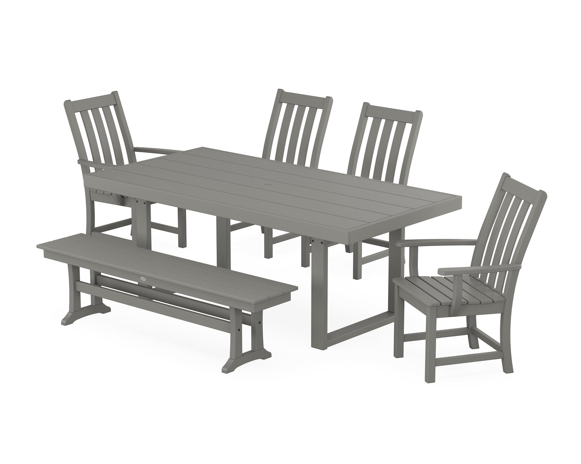 Vineyard 6 Piece Dining Set Bench