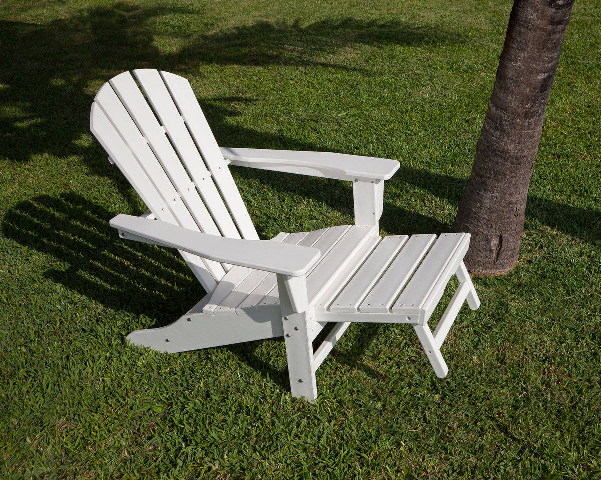 Palm Coast Ultimate Adirondack with Hideaway Ottoman