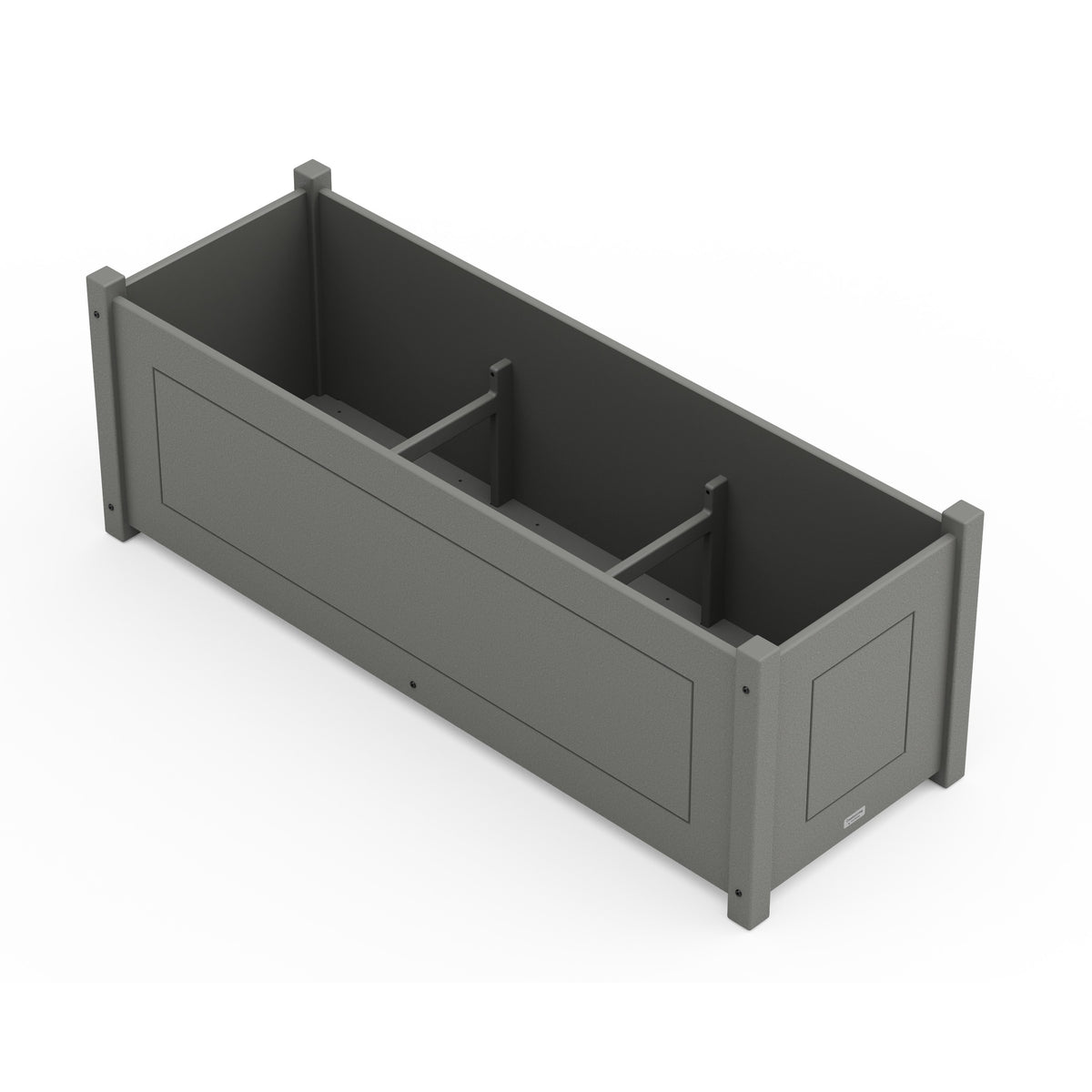 long plastic planter box outdoor Country Living Large Rectangle Triple Planter Box