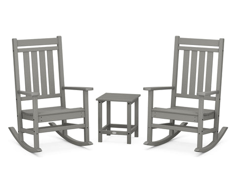 Estate 3-Piece Rocking Chair Set with Long Island 18" Side Table