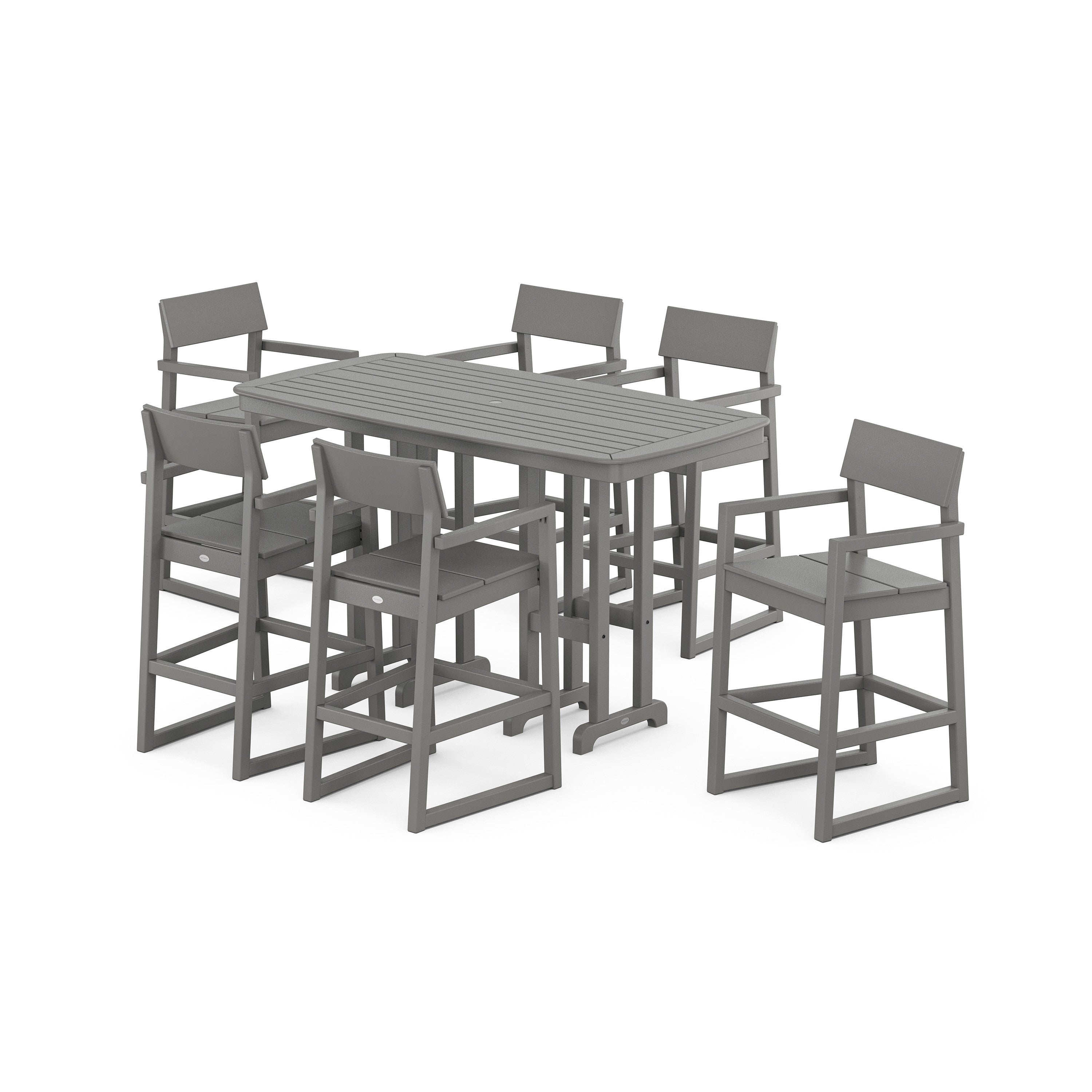 EDGE Arm Chair 7-Piece Bar Set