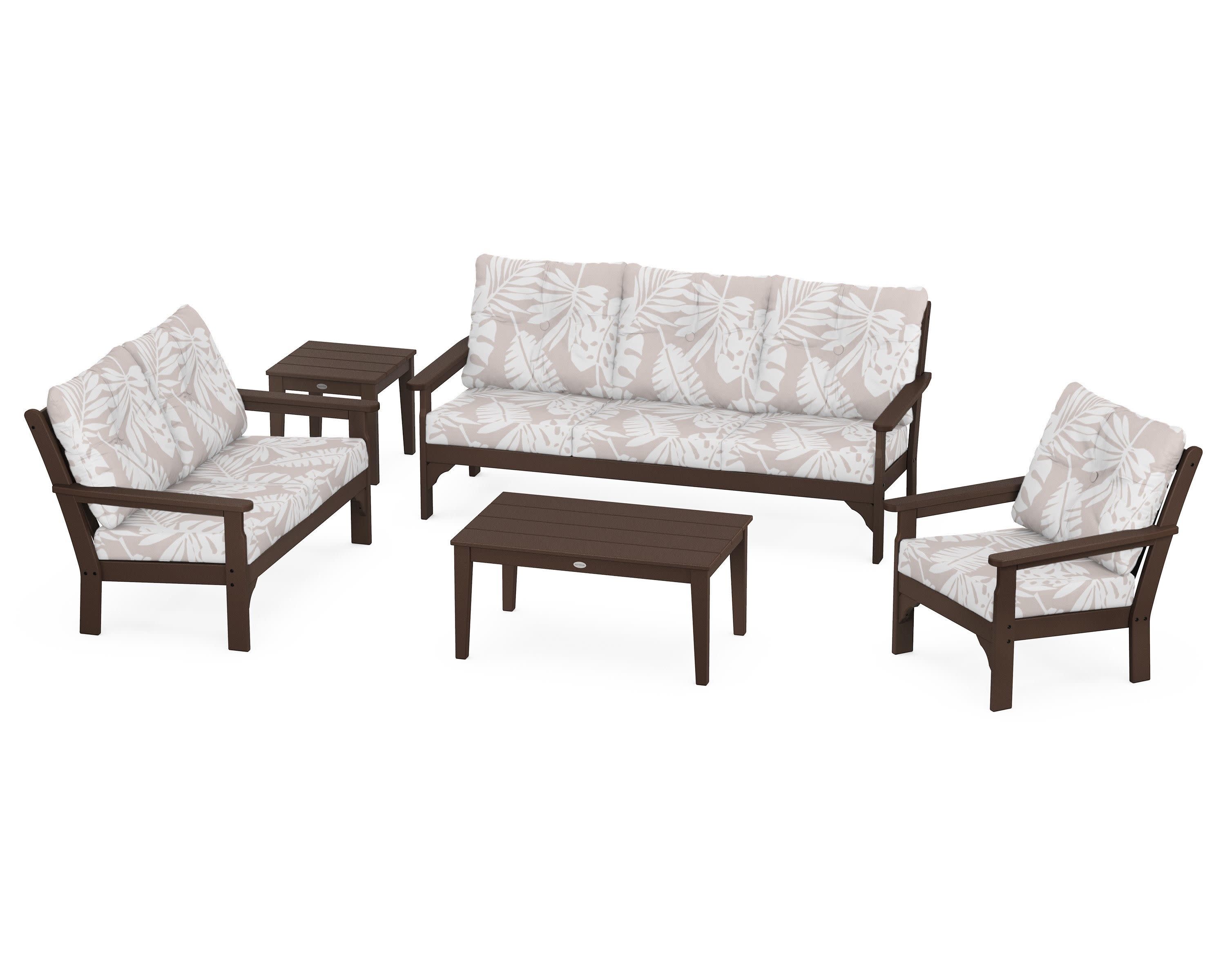 Vineyard 5 Piece Deep Seating Set