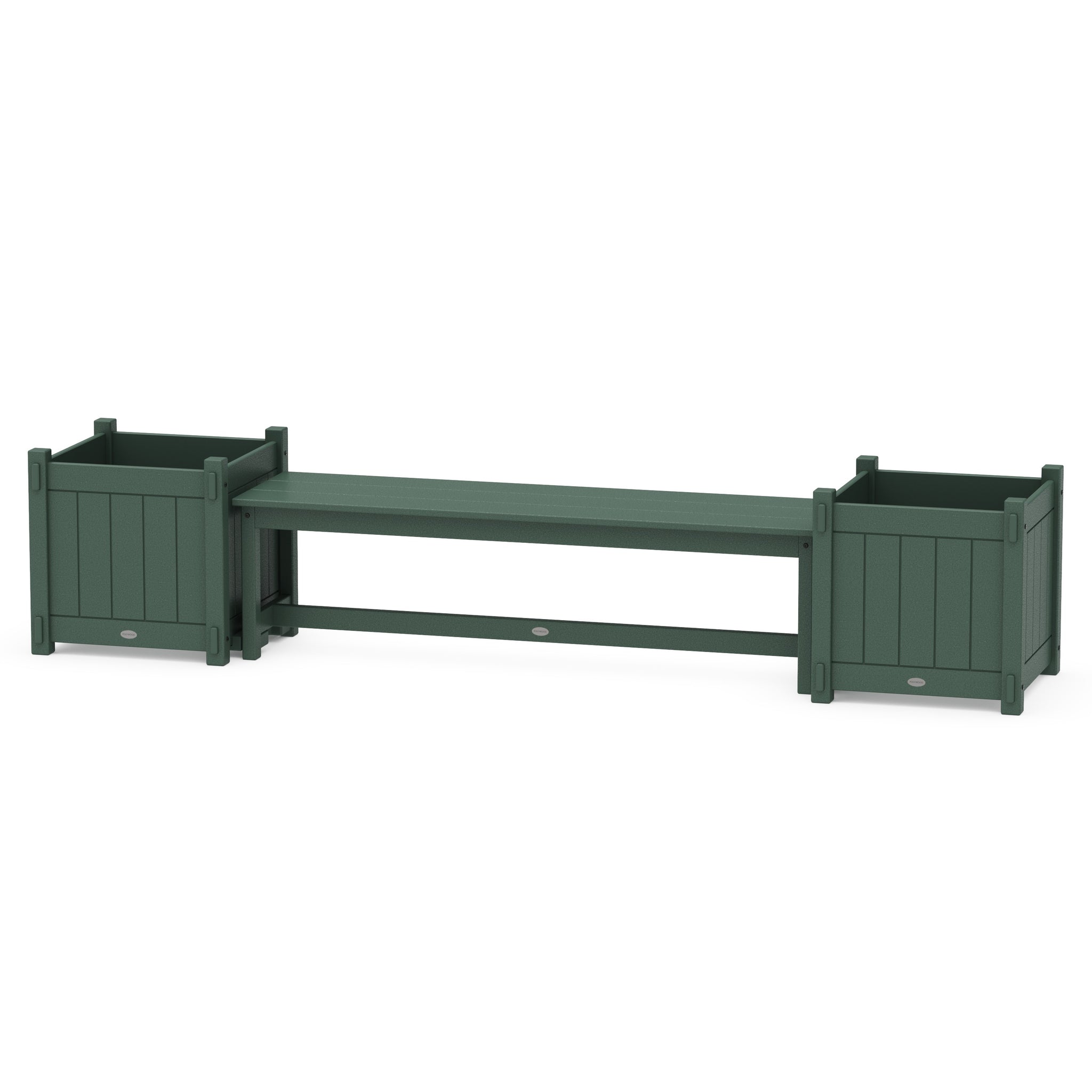 60" Vineyard Straight Planter Bench Set - Large