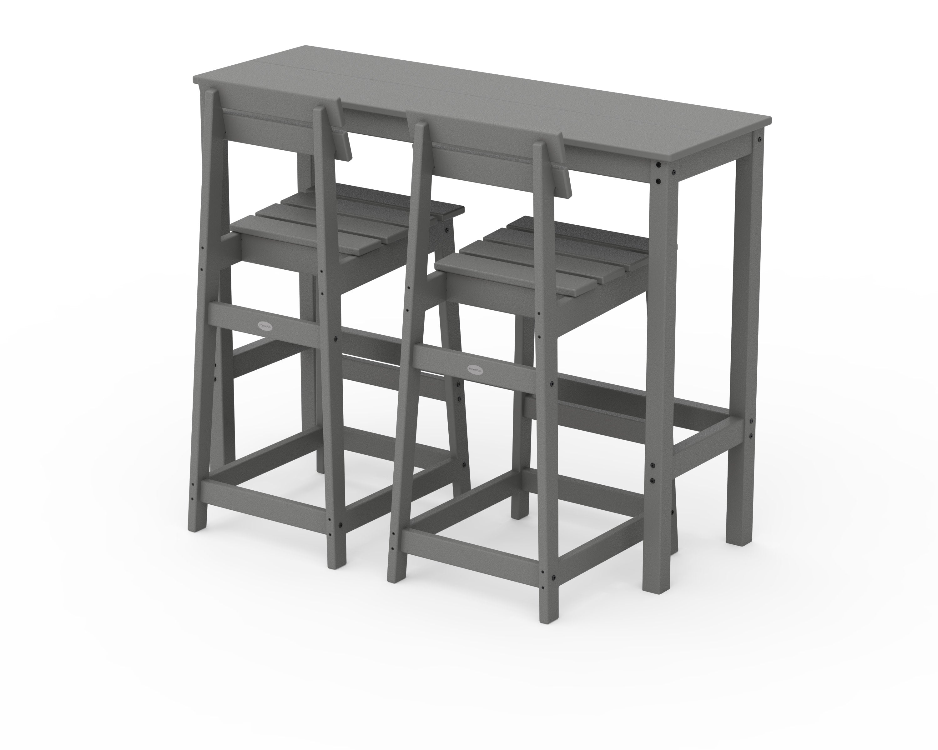 Modern Studio Plaza Bar Chair 3-Piece Balcony Set