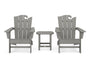 Wave 3-Piece Adirondack Set with The Ocean Chair