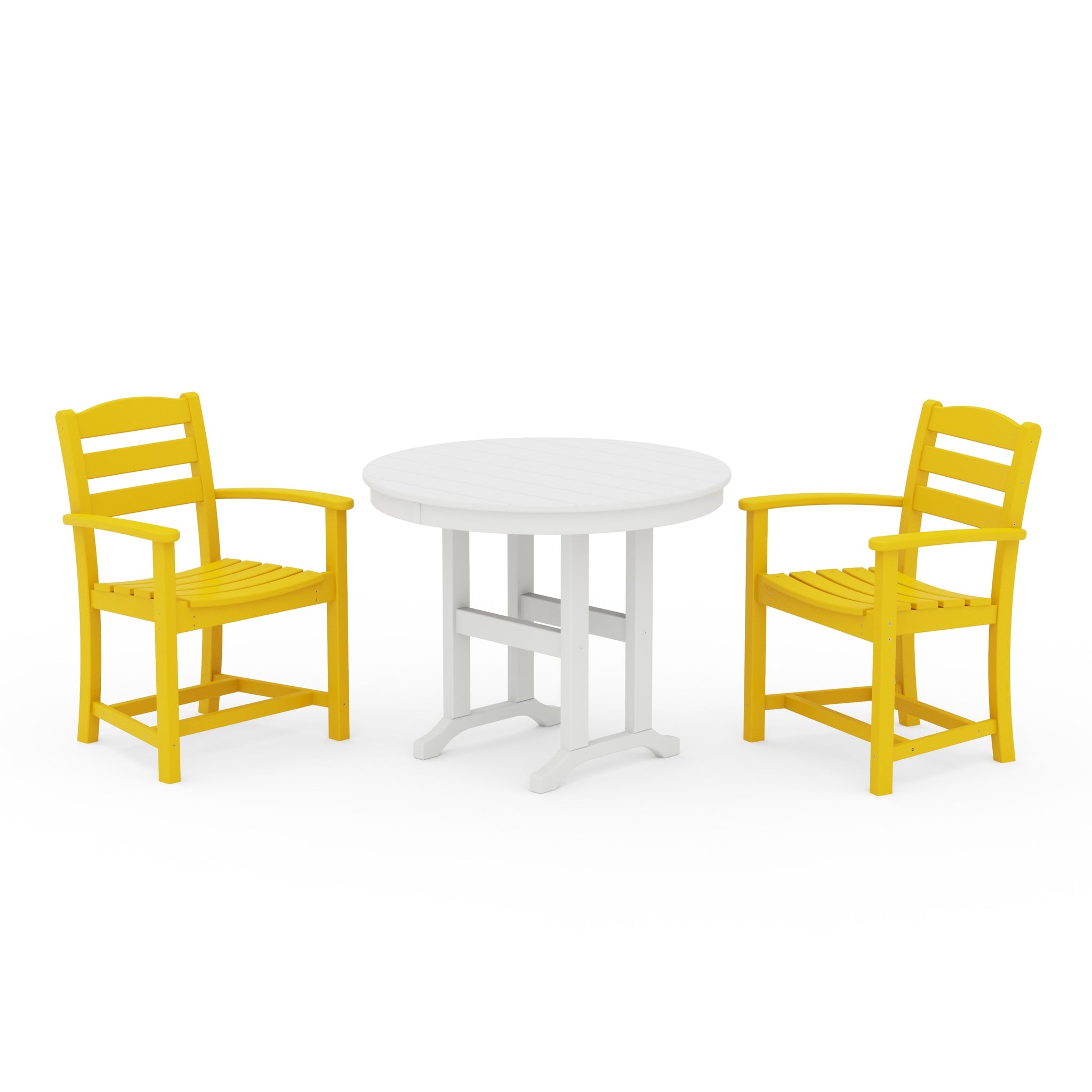 La Casa Café 3-Piece Round Dining Set