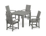 Modern Adirondack 5-Piece Parsons Dining Set