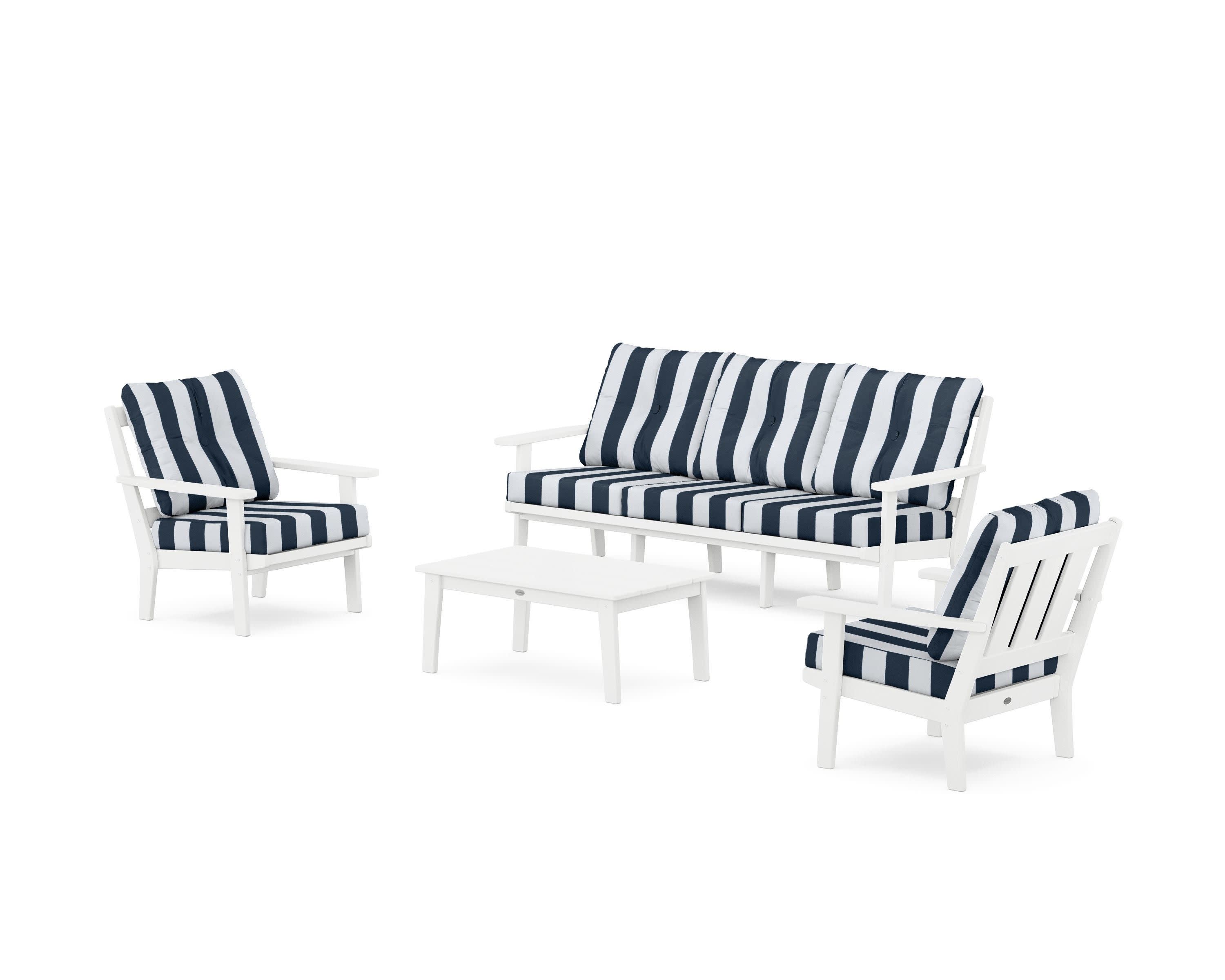 Oxford 4-Piece Deep Seating Set with Sofa