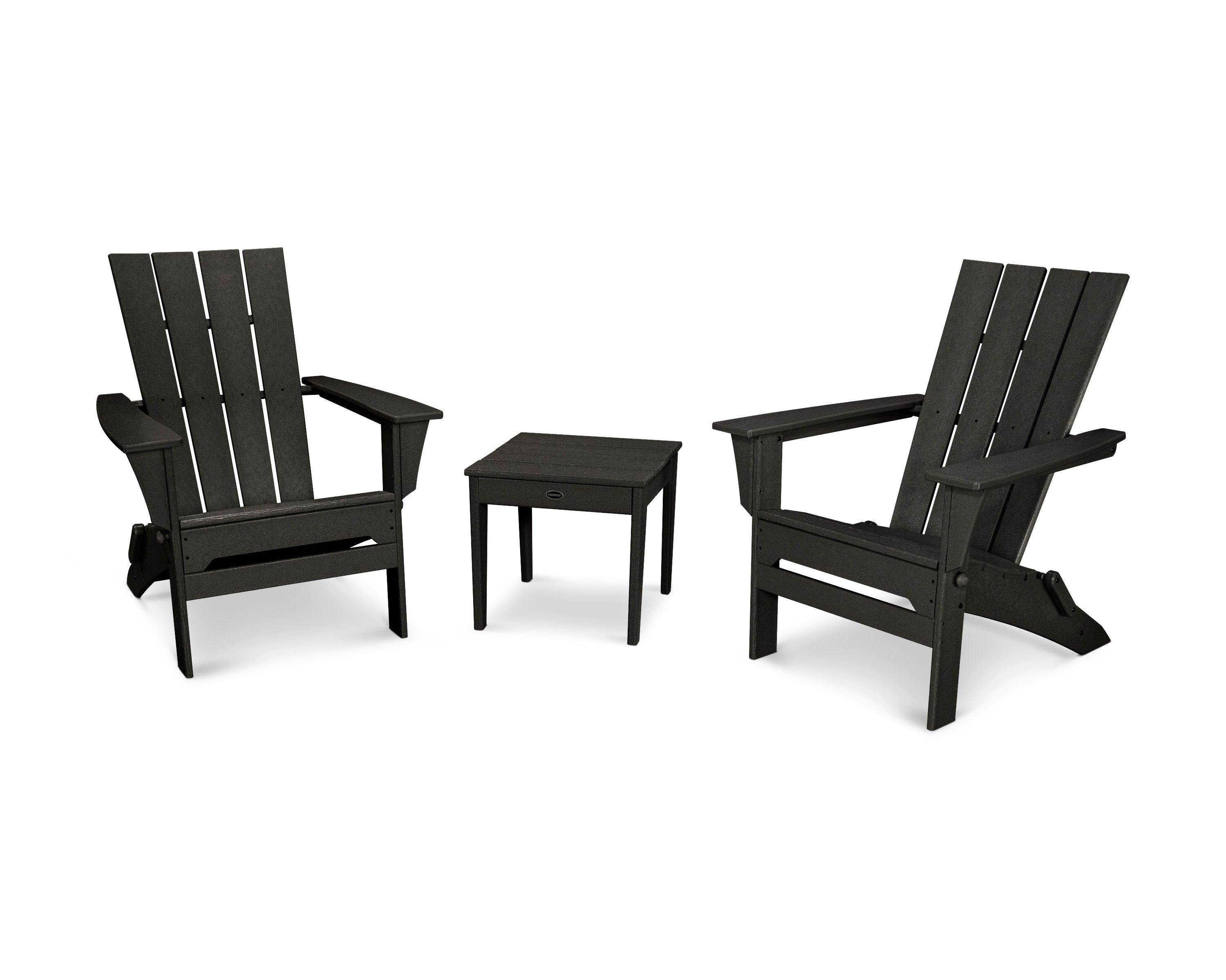Quattro Folding Chair 3-Piece Adirondack Set