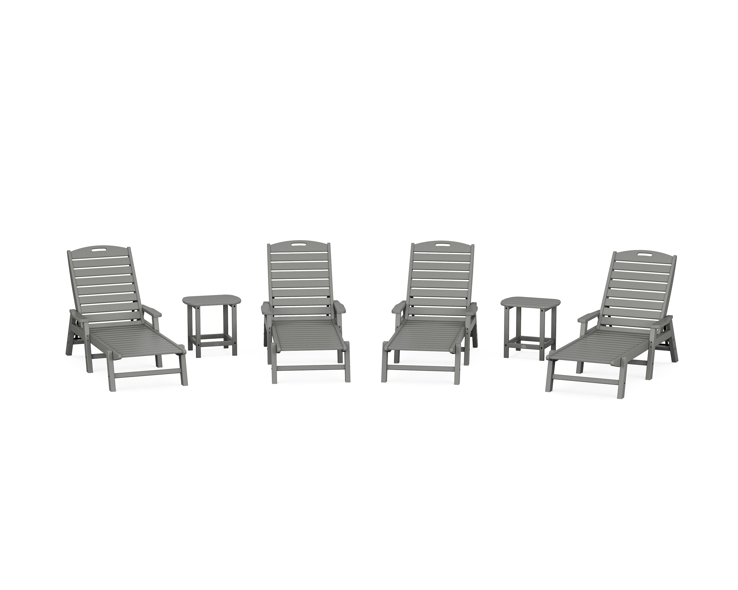 Nautical Chaise 6-Piece Set with Arms