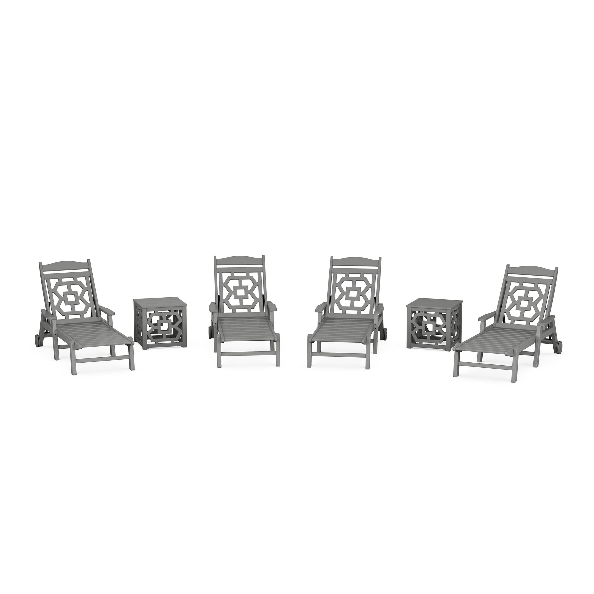 Chinoiserie 6-Piece Chaise Set