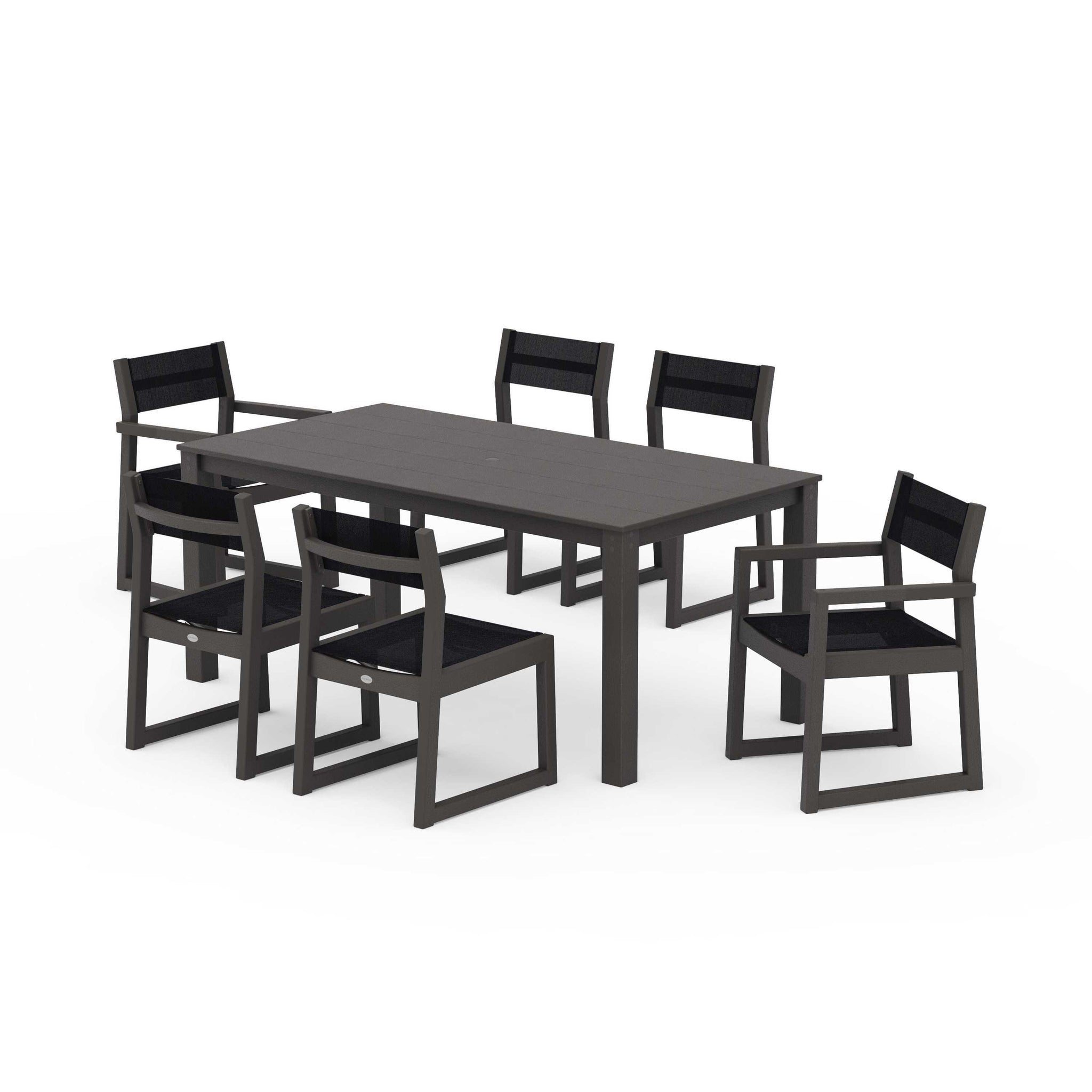 EDGE Sling 7-Piece Parsons Dining Set