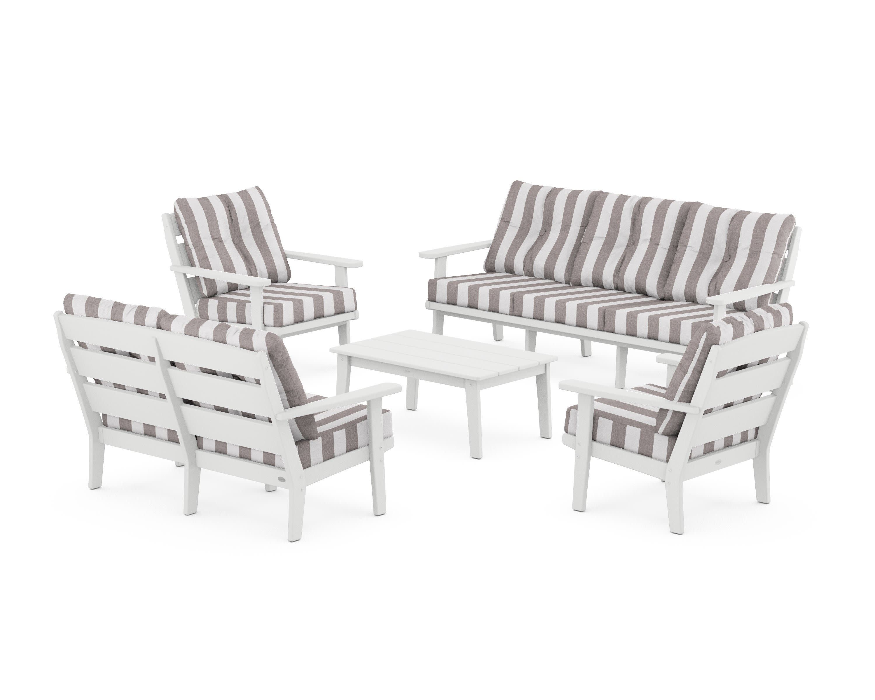 Lakeside 5-Piece Lounge Sofa Set