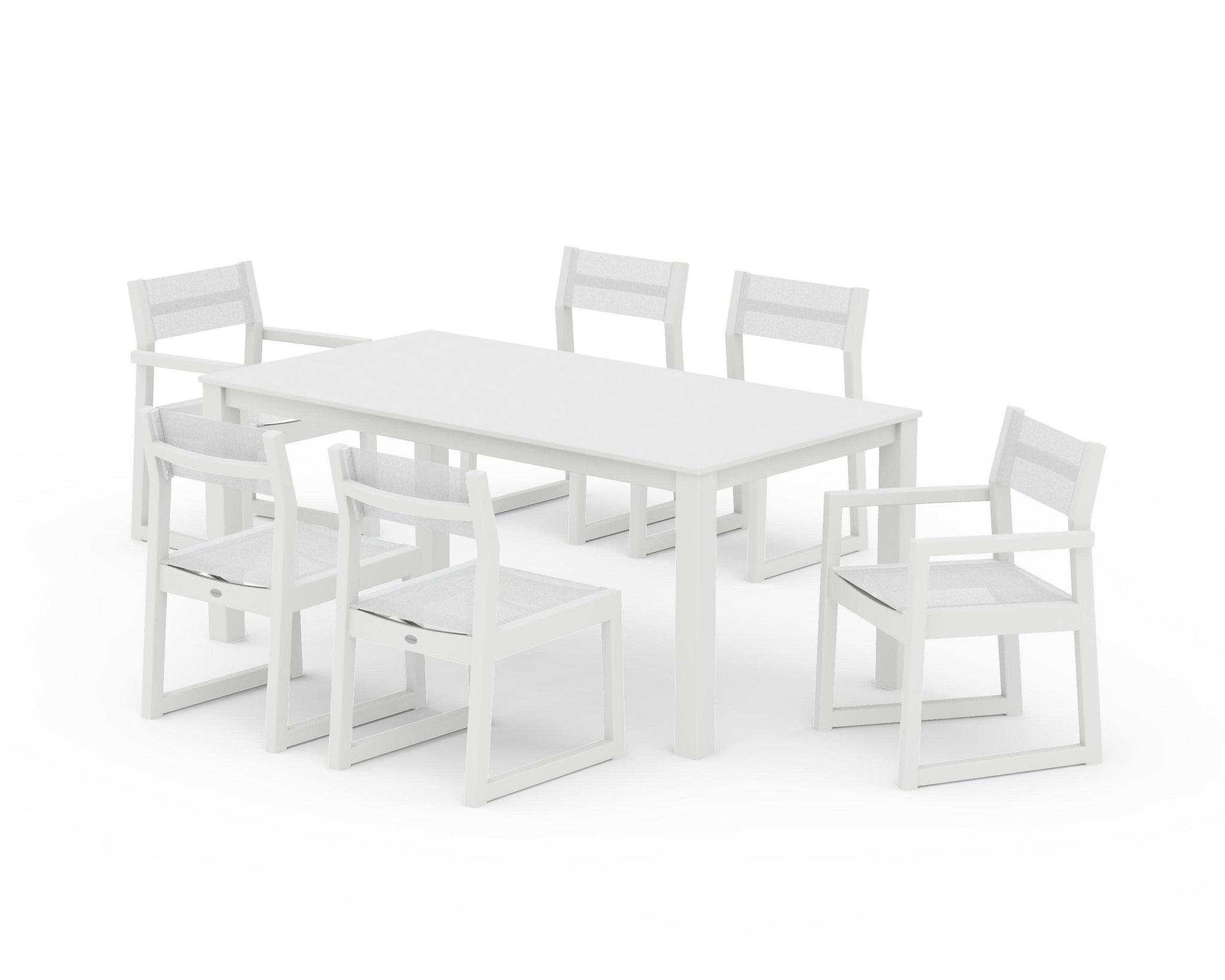 EDGE Sling 7-Piece Parsons Dining Set