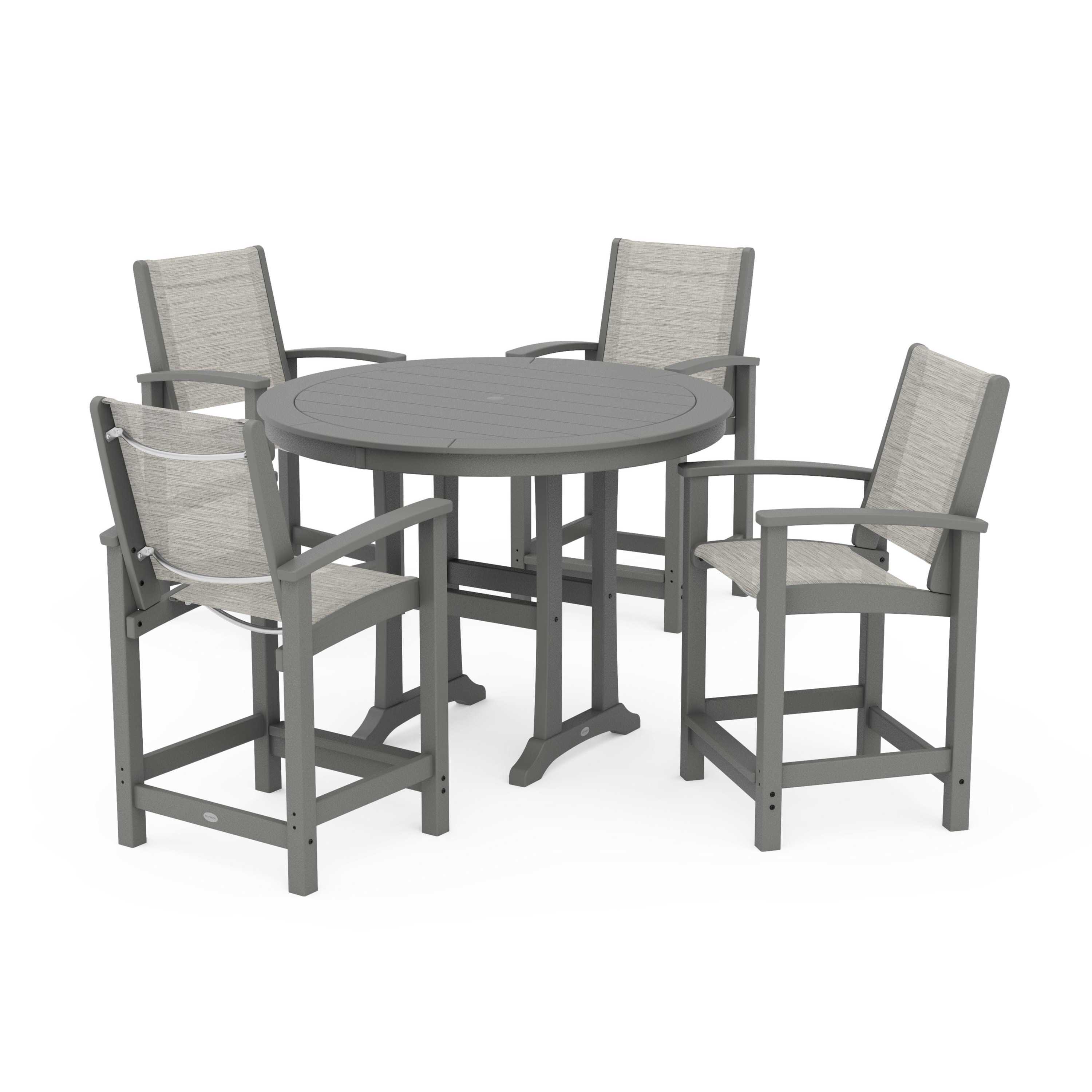 Coastal 5-Piece Counter Set