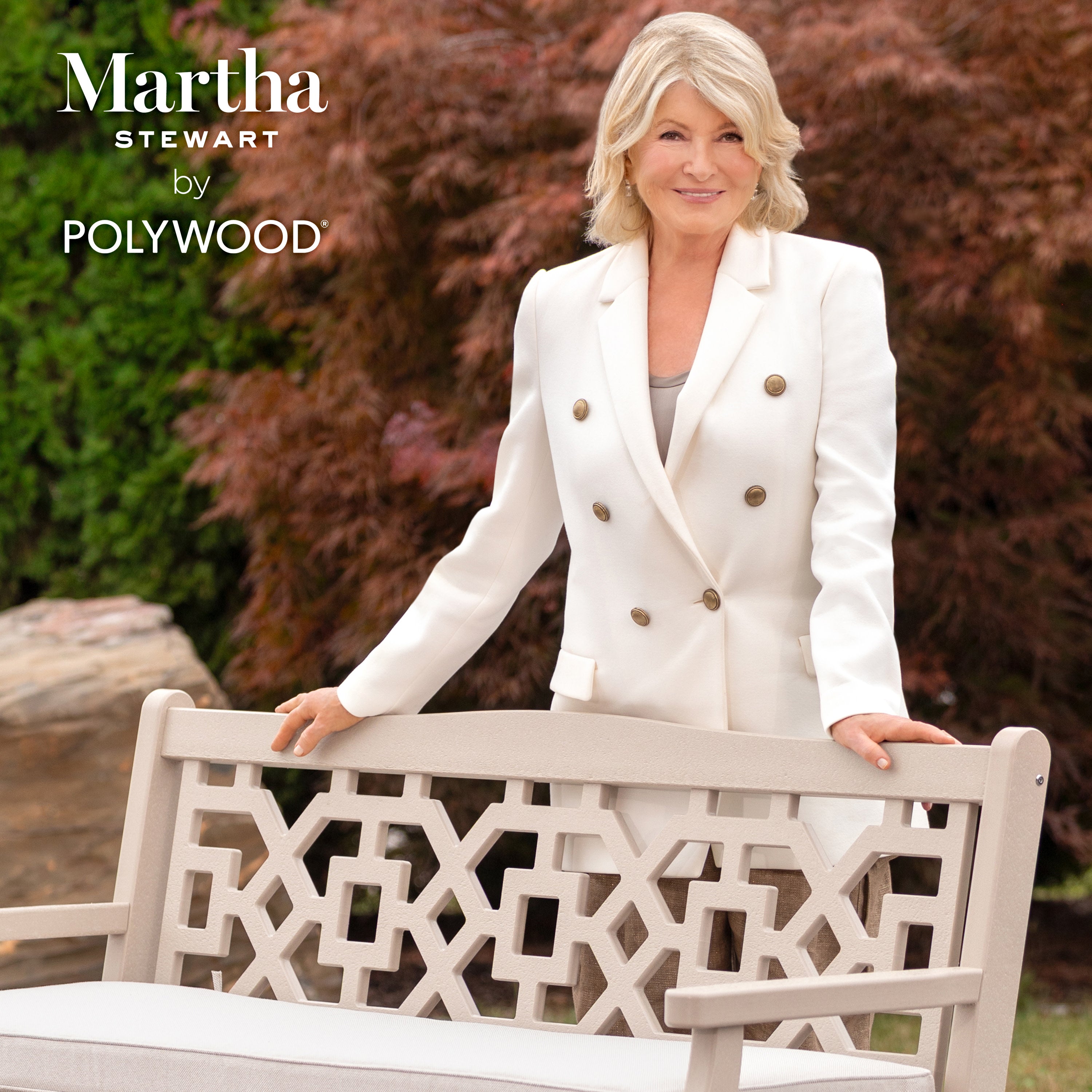 POLYWOOD Chinoiserie Bar Set - Thumbnail 4
