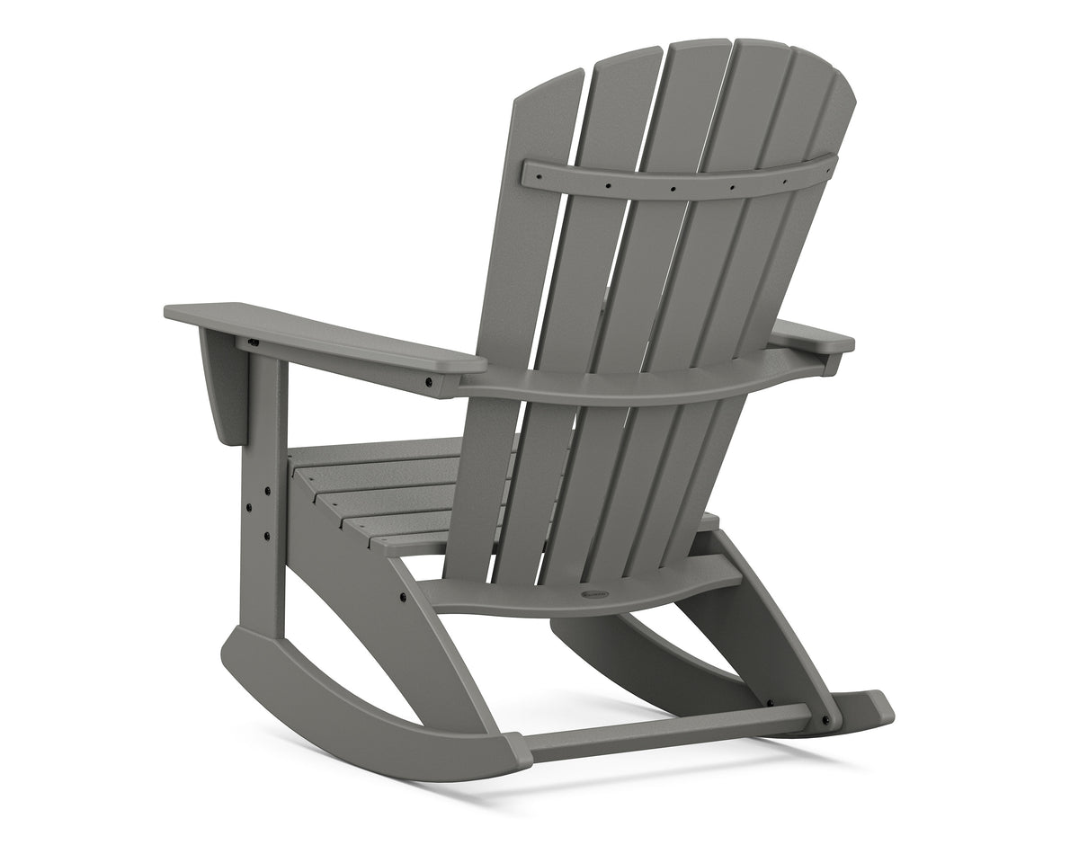 Nautical Curveback Adirondack Rocking Chair