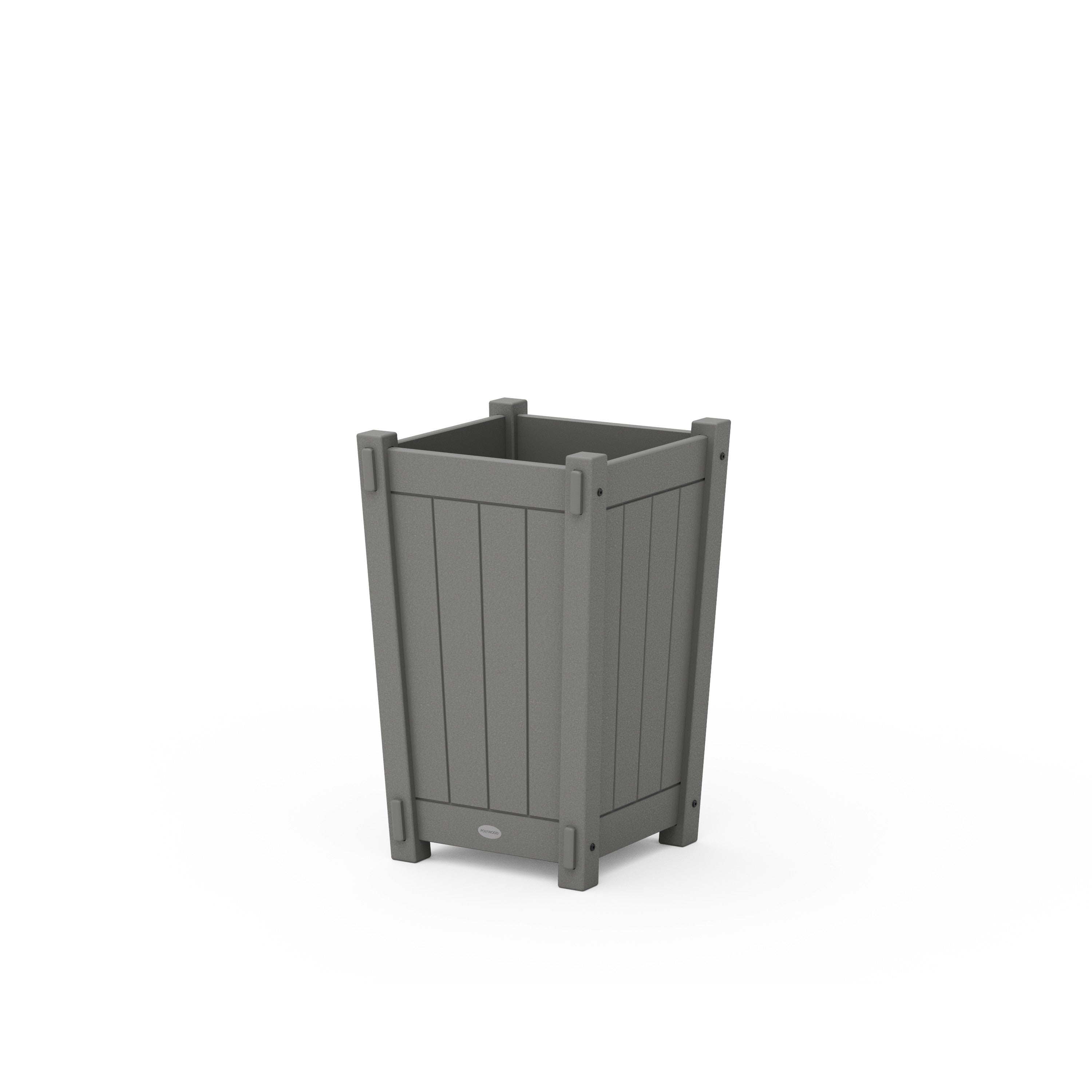 Vineyard Large Tapered Square Short Planter Box - Thumbnail 3