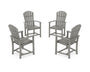 Palm Coast 4-Piece Upright Adirondack Conversation Set
