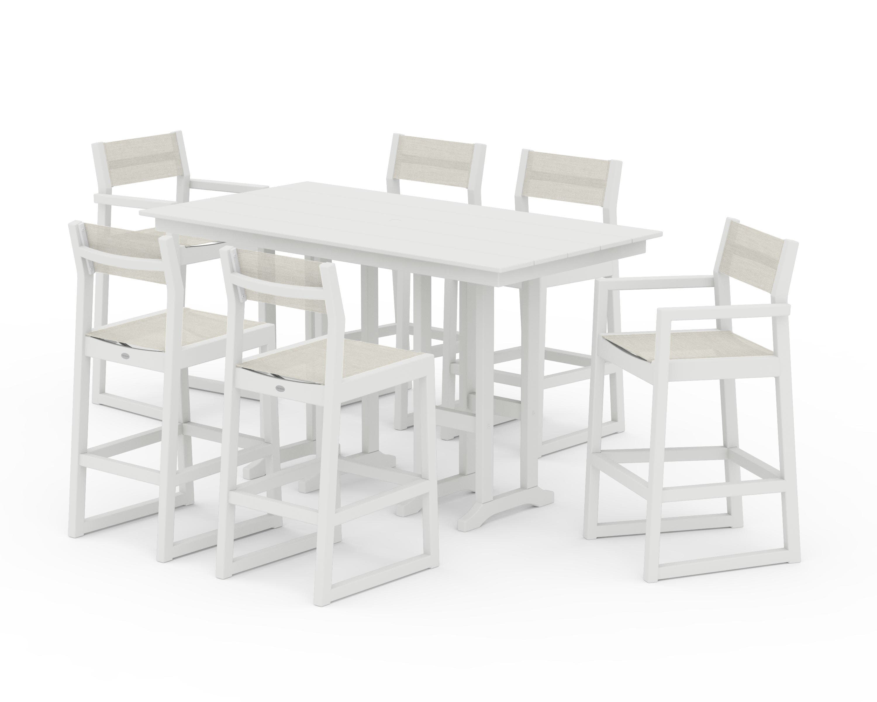 EDGE Sling 7-Piece Farmhouse Bar Set