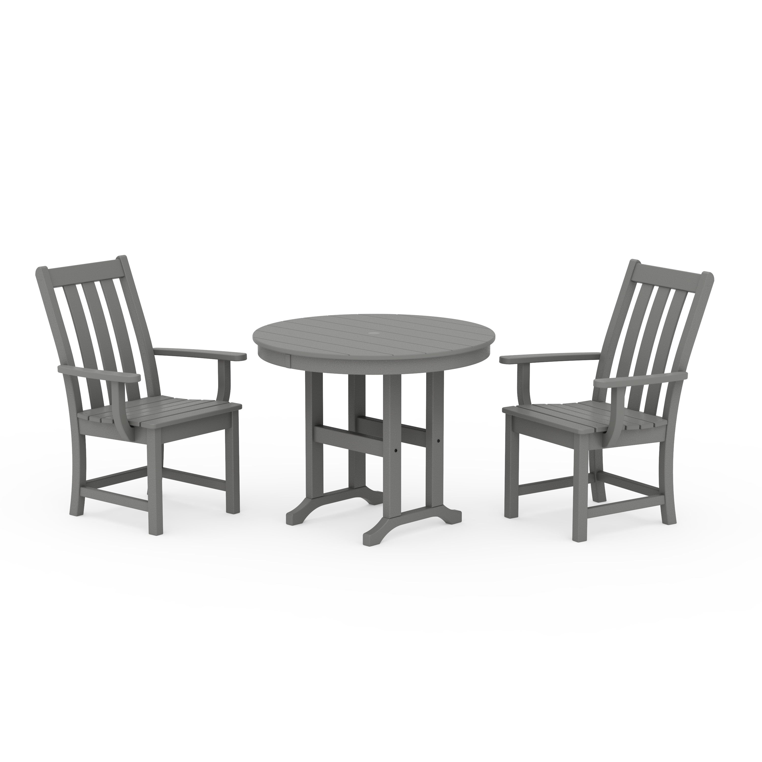 Vineyard 3-Piece Round Dining Set