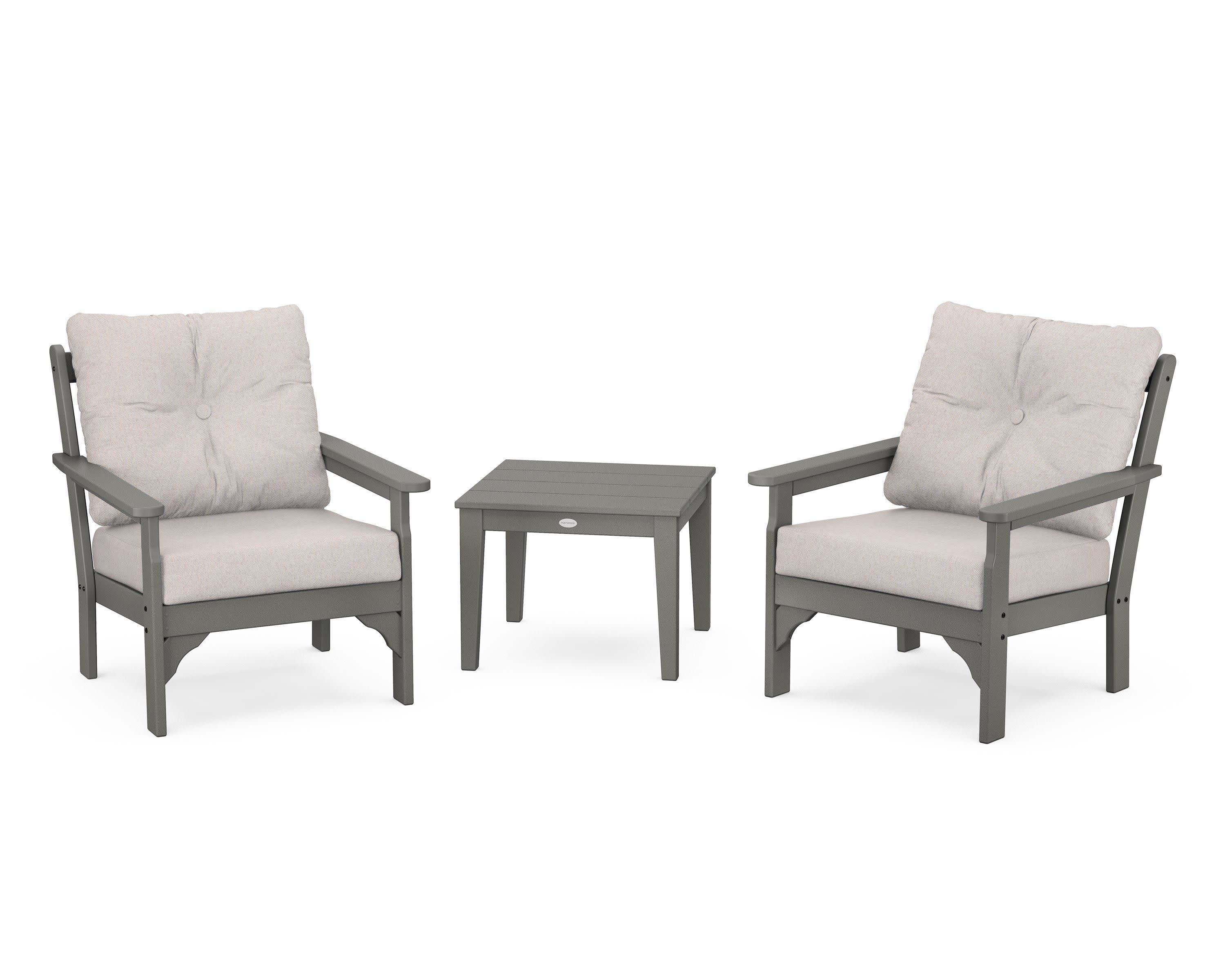 Vineyard 3-Piece Deep Seating Set
