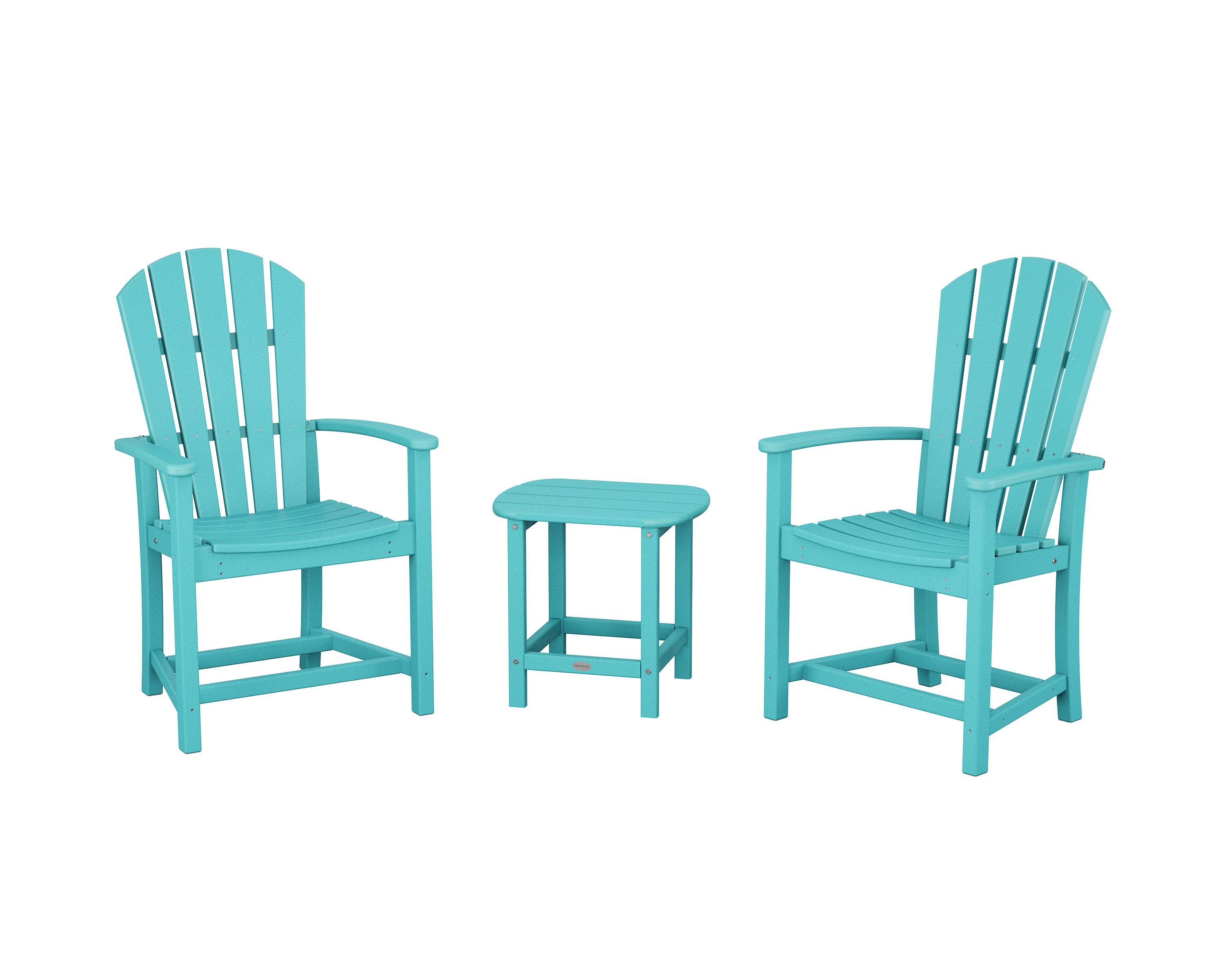 Palm Coast 3-Piece Upright Adirondack Chair Set